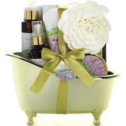 Spa Gift Baskets For Women - Luxury Bath Set With Lavender & Tea Tree Oil - Spa Kit Includes Body Wash, Bubble Bath, Lotio...