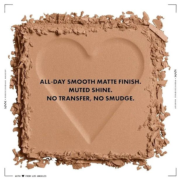 NYX PROFESSIONAL MAKEUP Can't Stop Won't Stop Mattifying Pressed Powder - Caramel - Product Image