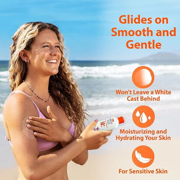Safe Sea Jellyfish Sting-Blocking Sunscreen, SPF 40+ Spray 4 Fl oz, Waterproof, Biodegradable, Coral Reef-Safe – Body and ...