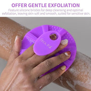 Silicone body scrubber shower bath