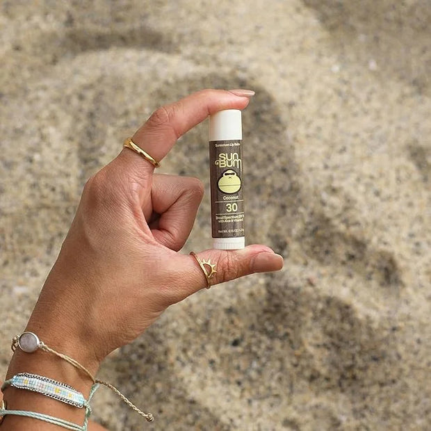 Sun Bum SPF 30 Sunscreen Coconut Lip Balm - Moisturizing Aloe Vera and Vitamin E - Vegan and Cruelty Free - Broad Spectrum...