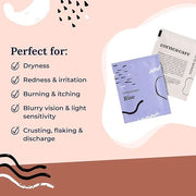 The Eyelid Hygiene Foundation | Self Heating Warm Compress for Eyes | Eye Wipes for Dry Eyes | Eye Compress for Puffy Eyes...