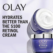 Olay Regenerist Retinol Face Serum, Retinol 24 Night Face Serum, 1.3oz + Whip Face Moisturizer Travel/Trial Size Gift Set ...