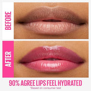 Maybelline New York Lifter Gloss Hydrating Lip Gloss with Hyaluronic Acid, Bubblegum, Sheer Bright Pink, 1 Count - Product...