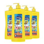 Suave Kids 3-in-1 Spongebob, Tear Free, Body Wash, Shampoo and Conditioners, Dermatologist Tested, 28 Oz Pack of 4 - Produ...