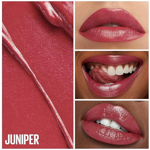 Maybelline Green Edition Butter Cream High-Pigment Bullet Lipstick, Juniper, Pink Mauve, 0.12 oz - Product Image