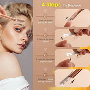 Dermaplane Razor for Women Face with 20PCS Blades,Professional Facial Razors for Peach Fuzz and Eyebrow Hair Removal,Stain...