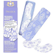 Pacifica Reusable Mask – Under Eye Mask Silicone Face Mask for Fine Lines & Dark Circles, Pair with Serum, Storage Tin Inc...