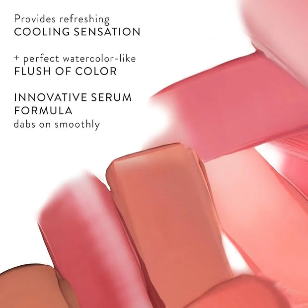 LAURA GELLER NEW YORK Serum Blush Tint, Lightweight Liquid Blush for Cheeks, Weightless Watercolor Sheer Finish, Practical...