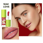 Beauty Glazed Big Brush Head Lip Oil, Ultra-Hydrating & Nourishing, Smooth Glossy Finish Lip Glow Oil, Shiny and Vegan Tin...