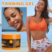 Tanning Gel Brown Tanning Luxe Gel Natural Tanning Accelerator Gel Tanning Bronzing Tan Skin Tanning Cream Balm for Sunbed...
