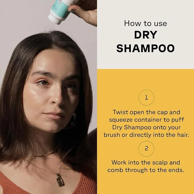 Acure Dry Shampoo - All Hair Types | 100% Vegan | Certified Organic | Rosemary & Peppermint - Absorbs Oil & Removes Impuri...