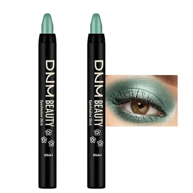 Kaely 2Pcs Cream Eyeshadow Sticks Set for Eyes Waterproof,Green Shimmer Eye shadow Stick Pencil Pen Bulk sombras en crema ...