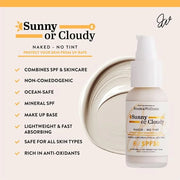 Jessica Wellness Mineral Sunscreen + Hydrating Serum with Broad Spectrum SPF 30 & Antioxidants, Oil-Free, Fragrance Free, ...