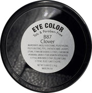 Clover Shimmering Emerald Green Yellow Gold Flecked Forest Pressed Powder Single Vegan Eyeshadow; Talc, Paraben & Cruelty ...