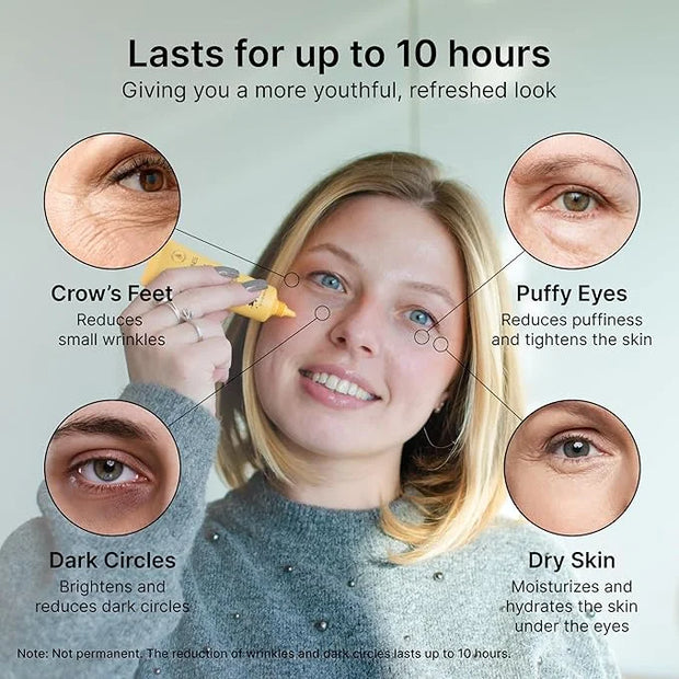 PUFFINESS AWAY Eye Cream 0.8 fl.oz - Instant Eye Bag Remover Puffiness with Eyeliss; Vitamin C, Under Eye Puffiness Reduce...