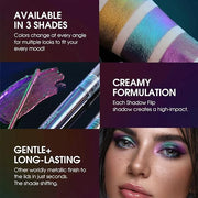 Jolilab Metallic Liquid Chameleon Eyeshadow, Multi-Dimensional Eye Looks, Long-lasting Holographic Glitter Multichrome Eye...