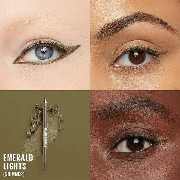 MAYBELLINE New York Tattoo Studio Long-Lasting Sharpenable Eyeliner Pencil, Glide on Smooth Gel Pigments with 36 Hour Wear...
