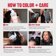Revlon ColorSilk Tone + Gloss + Care Demi Permanent Hair Color, Dye Kit with Leave-In Scalp and Haircare Serum, 2x Shinier...
