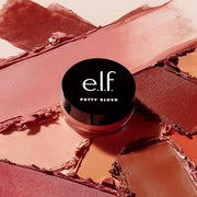 e.l.f. Putty Blush, Creamy & High-Pigment Formula For A Natural Glow, Delivers A Semi-Matte & Powder Finish, Vegan & Cruel...
