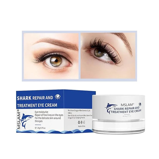 Eye Cream Reducing Fine Lines and Wrinkles Anti-Aging Eye Cream Repairing Dark Circles and Puffy Eye Cream 0.7 oz (shark) ...