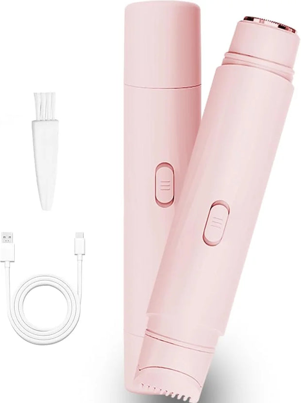 New Electric Bikini Trimmers for Women, Travel Razors, Glowhave Double Headed Shaver, Body Hair Trimmer, Rechargeable Pain...