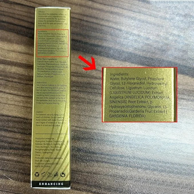 Lash Serum - Eyelash Growth Serum for Longer, Fuller, Thicker Lashes - Gentle Formula, 4ml - Product Image