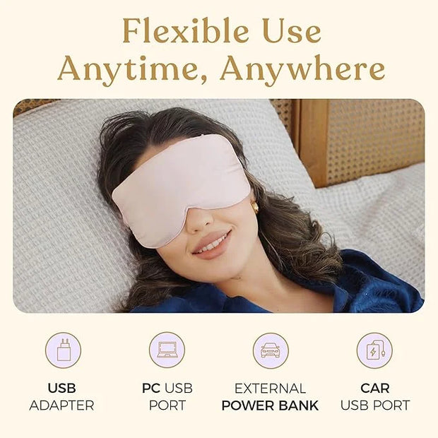 Heated Eye Mask for Dry Eye Relief - Stye Eye Treatment, Sinus Eyemask, Electric Eye Mask for Dry Eyes Moist Heat, Dry Eye...