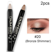 evpct 2Pcs Cream Eyeshadow Sticks Set for Eyes Waterproof, Bronze Shimmer Matte Eye shadow Stick Pencil Pen Bulk sombras e...