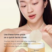 Biodance Vita Niacinamide Gel Toner Pads, Dark Spot Corrector, Evening Skin Tone, Hydrating for Sensitive Skin, Gentle Exf...