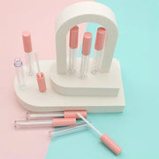 10cm Empty Lip Gloss Tubes With Wand Lipgloss Tubes Cute With Pink Lids Lip Balm Bulk Refillable Cosmetic Containers Diy L...