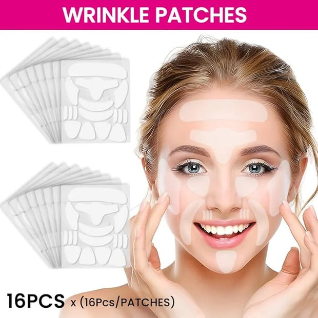 Kaely 256 Pcs Wrinkle Patches for Face Overnight, Silicone Scar Tape for Wrinkles Forehead, Face Tape for Wrinkles Overnig...