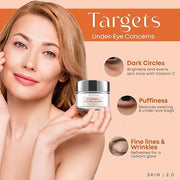 Vitamin C & Collagen Eye Cream – Dermatologist-Tested, Anti-Aging, Korean Skin Care, Brightens Dark Circles & Firms Skin –...