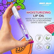 Blossom Juicy Jelly Moisturizing Lip Care Fruit Flavored Nourishing Lip Oil + Zodiac Sign Vanilla Scented Roll On Lip Glos...