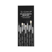 Sigma Beauty Deluxe Blending Brush Set – Professional Grade Eyeshadow Brush Set with 9 Full Size Blending Brushes Featurin...