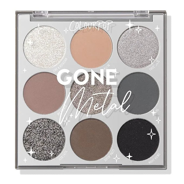 ColourPop Eyeshadow Palette - Eye Makeup Palette with Matte, Metallic, Matte Sparkle & Glitter Finishes - High-Pigment Eye...