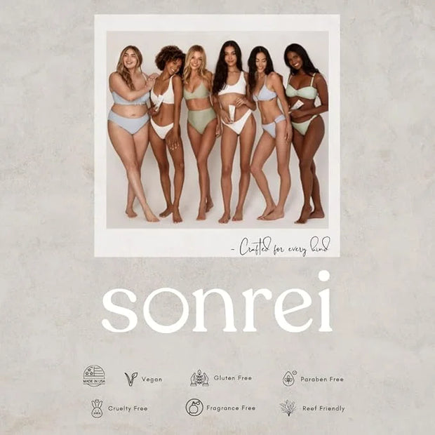 Sonrei Sea Clearly® Organic Mist Sunscreen | SPF 50, Broad Spectrum, Water-Resistant | Vegan, Non-Greasy | Ideal for Face ...