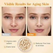 HKH Vitamin C Super Serum for Face - Anti Aging Vitamin E Facial Serum Capsules with Niacinamide, Vit C Serum Oil for Wome...