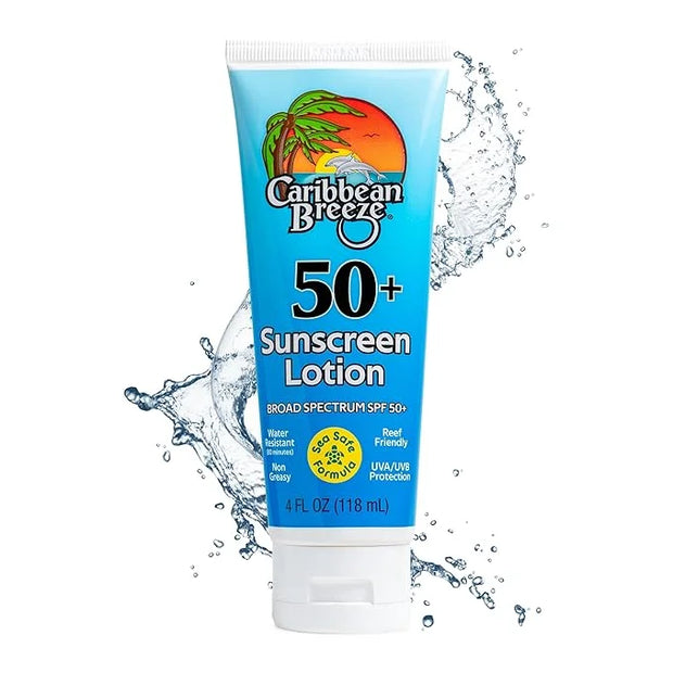 Reef Friendly Sunscreen SPF 50 Lotion, Mango Lime Scent Body Sunscreen Lotion, Rich in Anti Oxidants, Water Resistant Up t...