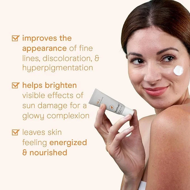Baebody Made in USA Vitamin C Face Moisturizer - Travel Size Brightening Vitamin C Cream Moisturizer with Jojoba Oil - Ant...