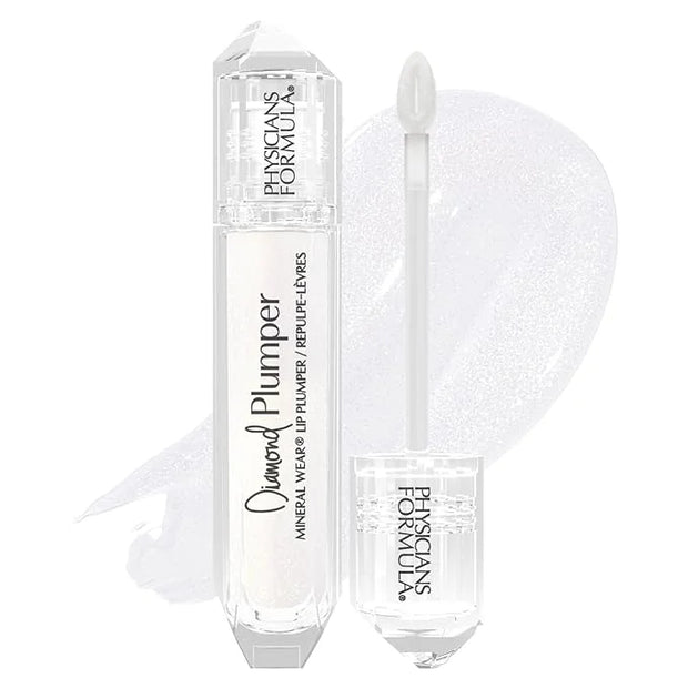Physicians Formula Mineral Wear Diamond Lip Plumper Gloss, Dermatologist Tested, Diamond Marquise & Brilliant Berry Diamon...