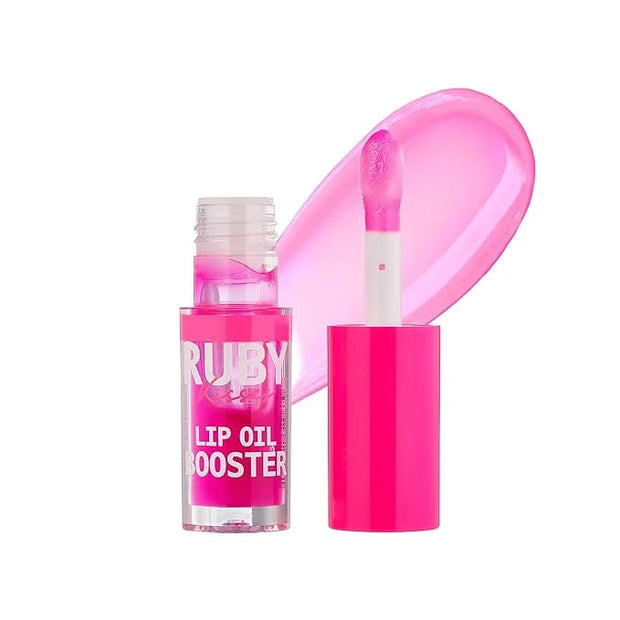 Ruby Kisses Lip Oil Booster, Hydrating Lip Gloss with Nourishing Natural Oil Blend, Jumbo Wand for Easy Application, Non-S...