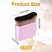 2pcs Self Tanning Brushes, Soft Bristles Body Makeup Brush Liquid Foundation Self Tan Blending Brush Tanning Brush Applica...