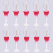 FZBNSRKO Lip Gloss Tubes, 10pcs 8ml Empty Refillable Bottles, Wineglass Shaped Containers for Women Girls, Reusable, Porta...