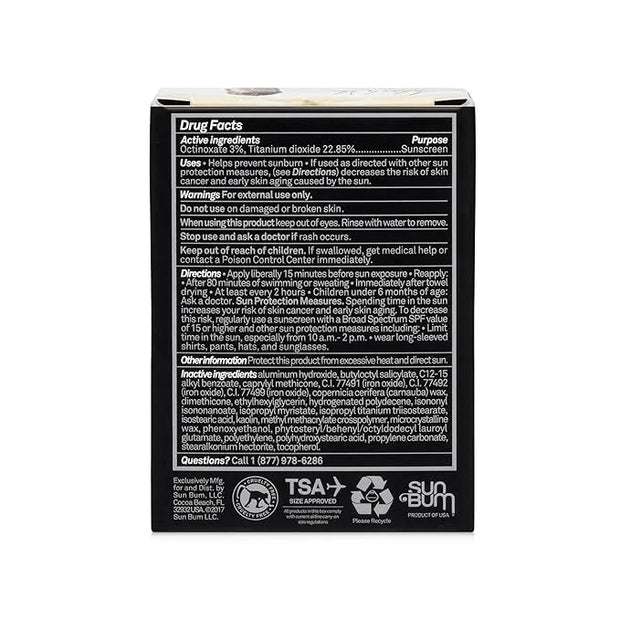 Sun Bum Signature SPF 50 Tinted Sunscreen Face Stick | Vegan and Hawaii 104 Reef Act Compliant (Octinoxate & Oxybenzone Fr...