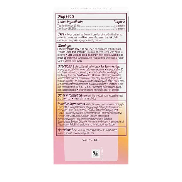 Neutrogena Purescreen+ Invisible Daily Defense Mineral Sunscreen for Face with SPF 30, Broad Spectrum Mineral Sunscreen wi...