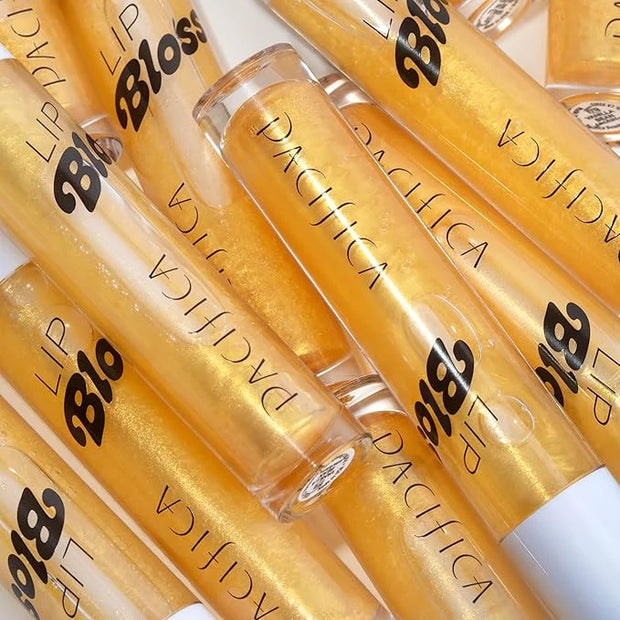 Pacifica Plumping Lip Gloss - Lip Bloss Tinted Lip Balm Treatment - Vanilla Bean Flavored - Moisturizing, High-Shine, Long...