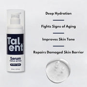 Talent Complete Skincare Set for Men – 90 Day Supply, Korean Skincare, EWG Verified, Fragrance-Free Cleanser, Exfoliator, ...