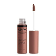 NYX PROFESSIONAL MAKEUP Butter Gloss Brown Sugar, Non-Sticky Lip Gloss - Butterscotch (Neutral Light Brown) - Product Image