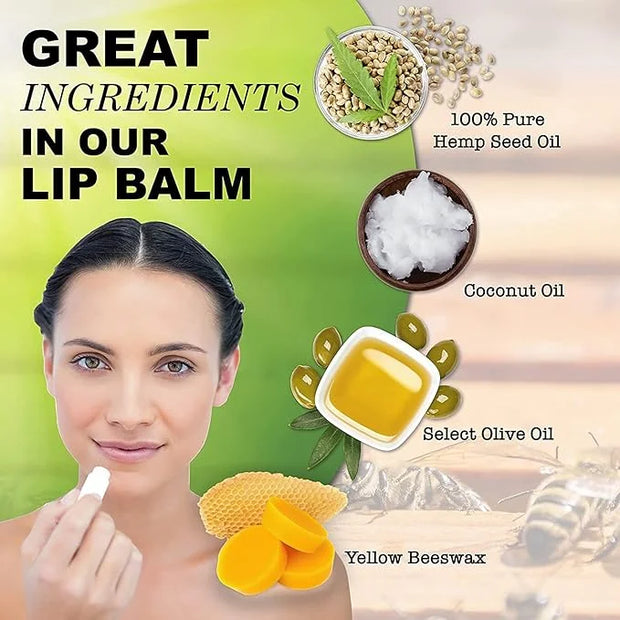Natural Cherry Lip Balm Bulk, Unlabeled Labels